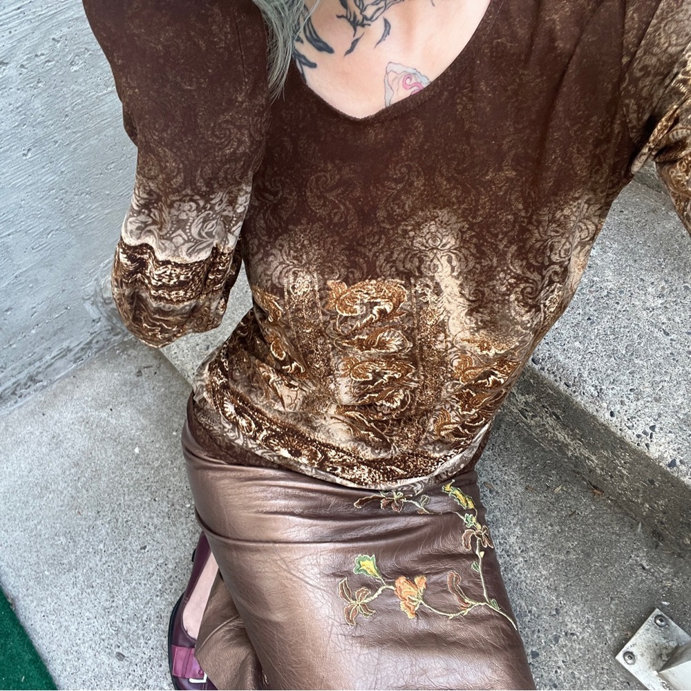 Vintage Y2K Long-sleeve Wasteland Vibe Shirt